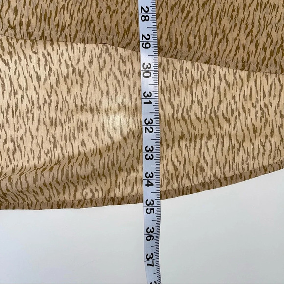 aerie Tan & Brown Animal Print Open Front Semi-sheer Kimono One Size Women’s - Picture 8 of 11